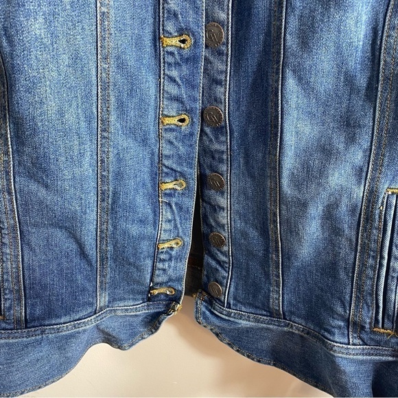 CJ Banks Denim Jacket XL Button Down Coat Women’s Notch Collar - Picture 5 of 7
